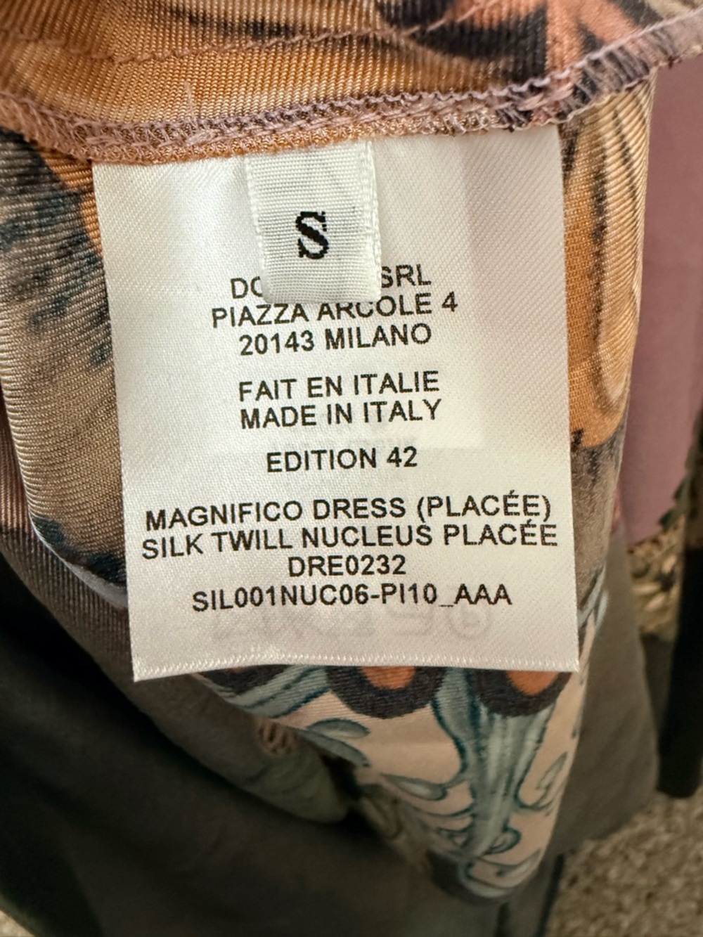 NWT La DoubleJ Magnifico Silk Maxi Long Dress Nucleus Placee Purple Size Small - Picture 10 of 11